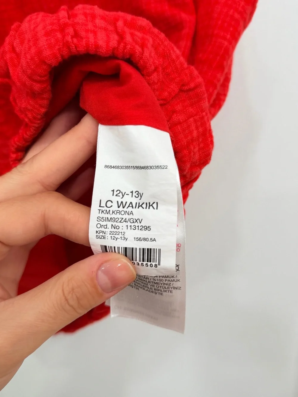 Kids Red Two-Piece Set 12-13y